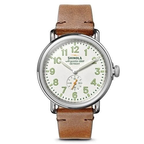 Shinola watch green face sale